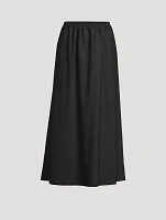 A-Line Midi Skirt