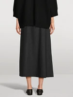 A-Line Midi Skirt