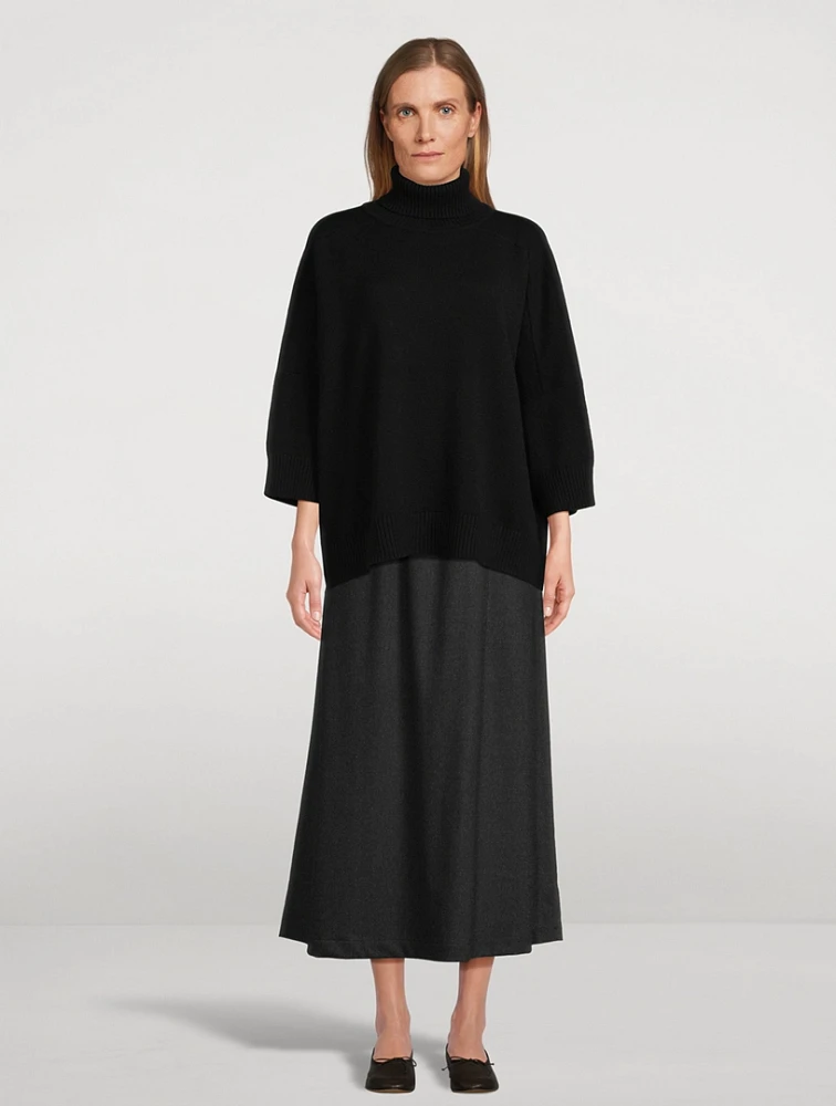 A-Line Midi Skirt