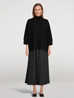 A-Line Midi Skirt