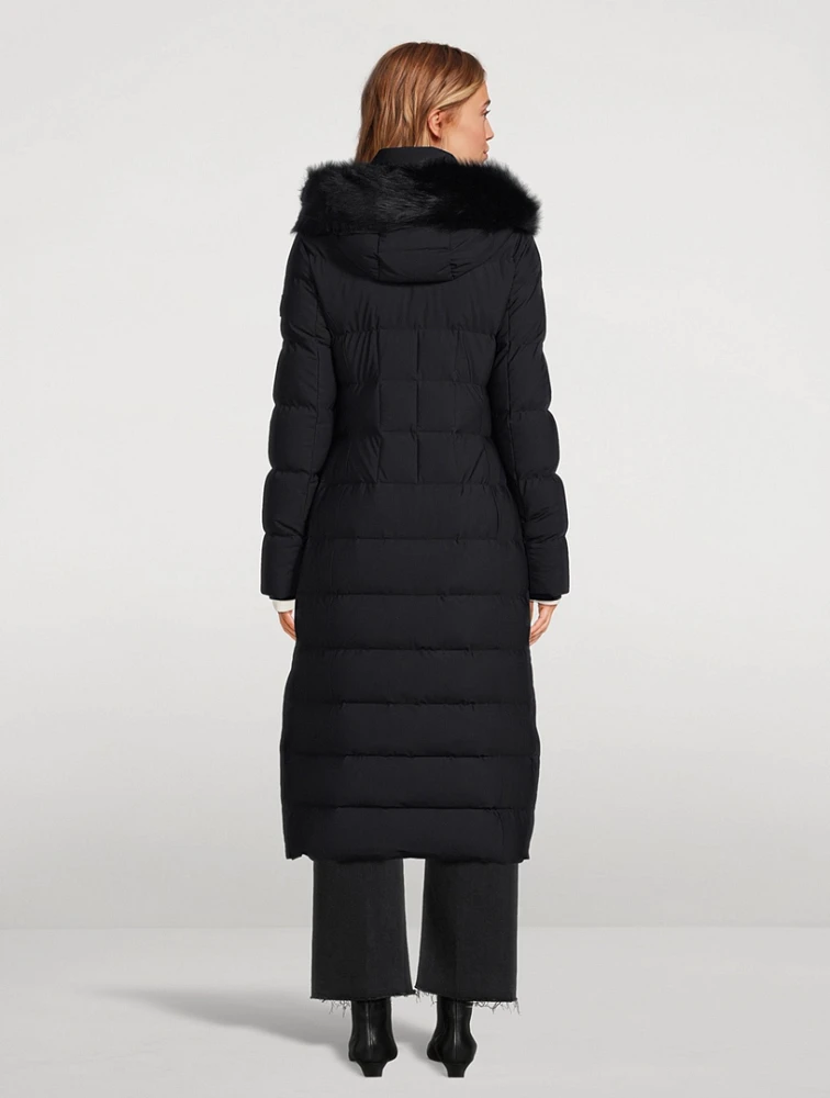 Jocada Shearling-Trimmed Down Parka