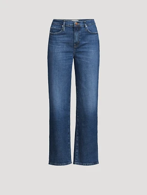 Le Jane Wide-Leg Ankle Jeans
