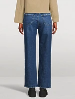 Le Jane Wide-Leg Ankle Jeans