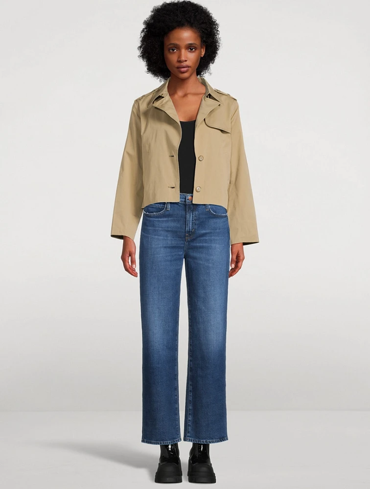 Le Jane Wide-Leg Ankle Jeans