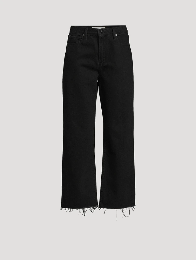 Le Jane Wide-Leg Crop Jeans