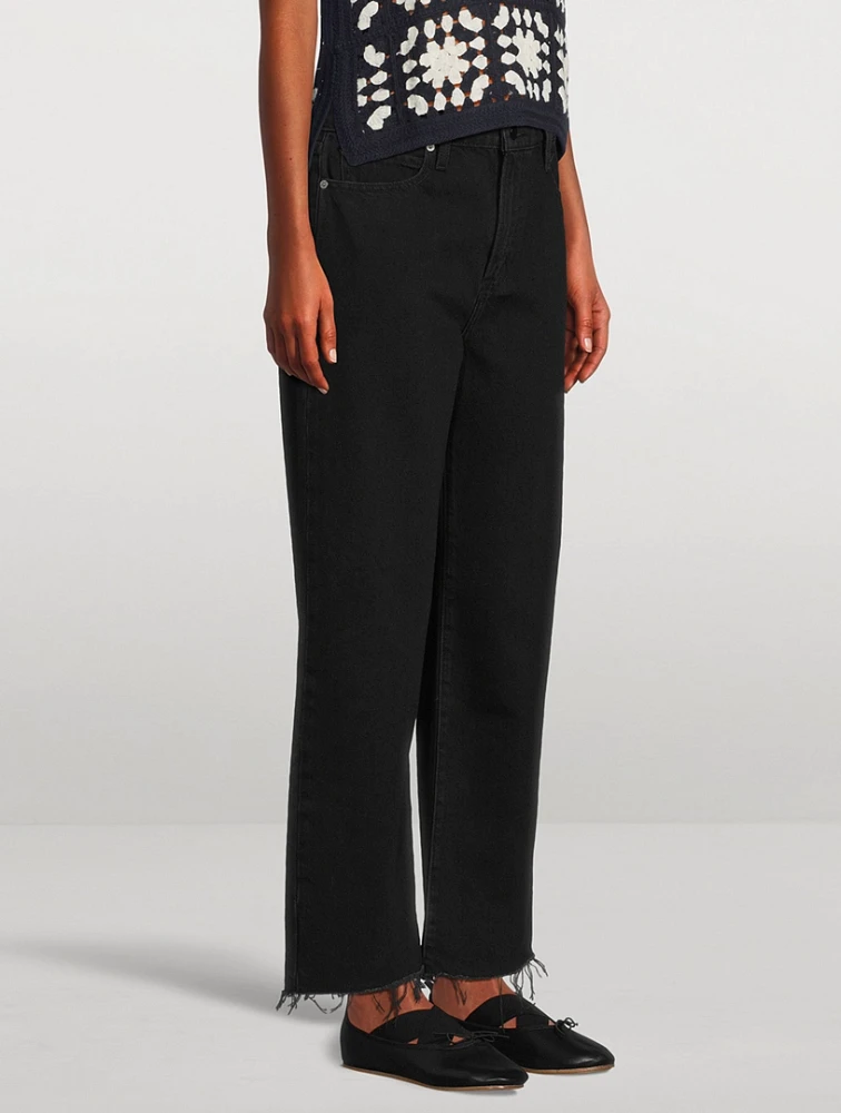 Le Jane Wide-Leg Crop Jeans