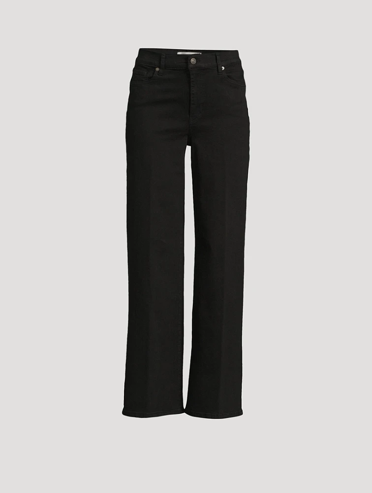 Le Slim Palazzo Wide-Leg Jeans