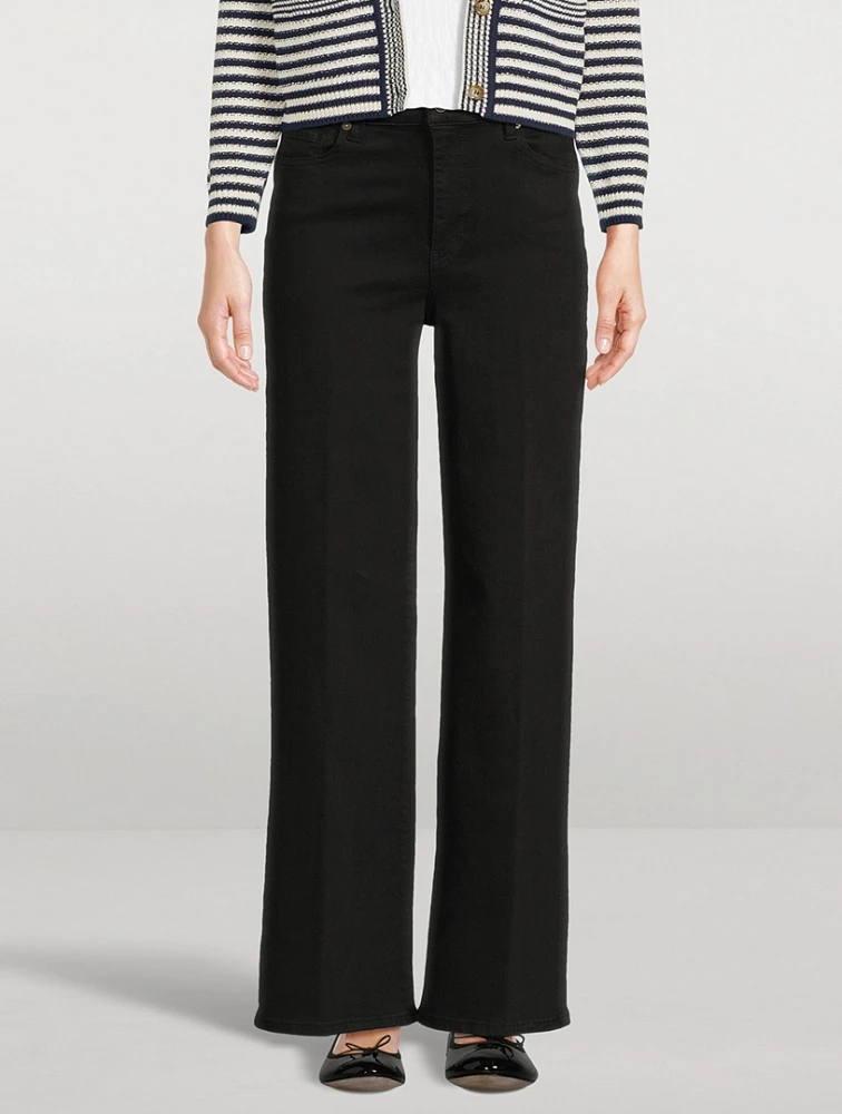 Le Slim Palazzo Wide-Leg Jeans