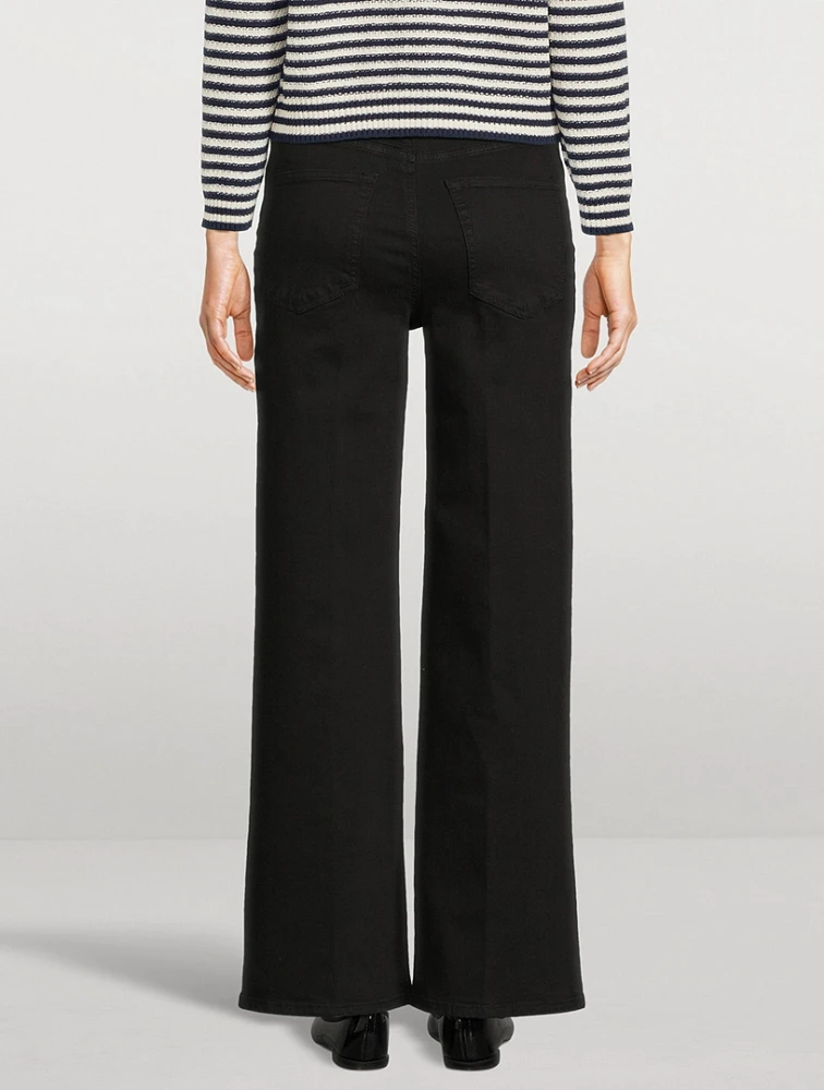 Le Slim Palazzo Wide-Leg Jeans