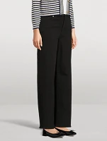 Le Slim Palazzo Wide-Leg Jeans