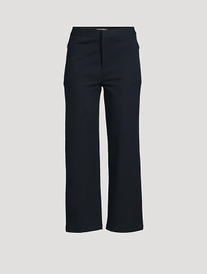 Le Jane Wide-Leg Crop Trousers