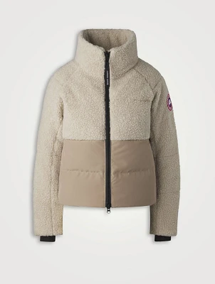 Elora Sherpa Fleece Down Jacket