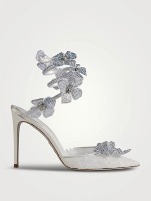 Floriane Lace And Satin Pumps