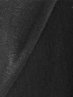 Pinstripe Coat With Coated Front