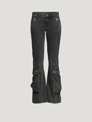 D-Poky Low-Rise Bootcut Cargo Jeans