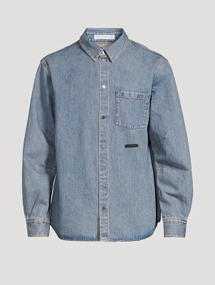 Curved Classic Denim Shirt
