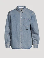Curved Classic Denim Shirt