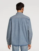 Curved Classic Denim Shirt