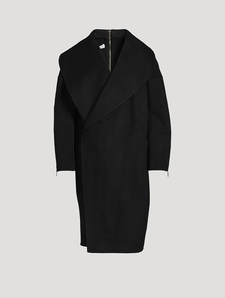 Apex Double-Faced Wool Cocoon Coat