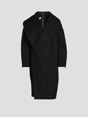 Apex Double-Faced Wool Cocoon Coat