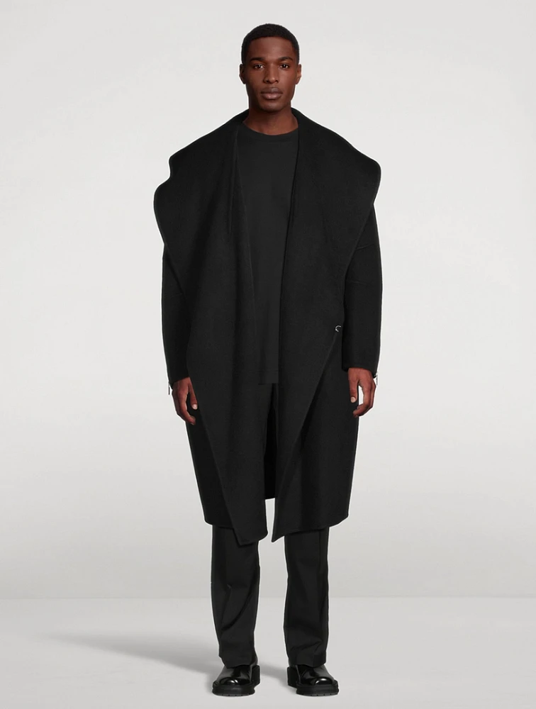 Apex Double-Faced Wool Cocoon Coat