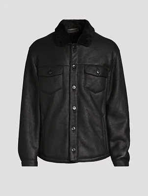 Parry Semi-Suede Shearling Jacket