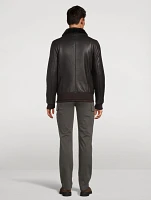 Seth Shearling Bomber Jacket