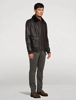 Seth Shearling Bomber Jacket