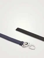 Reversible Leather Gancini Belt