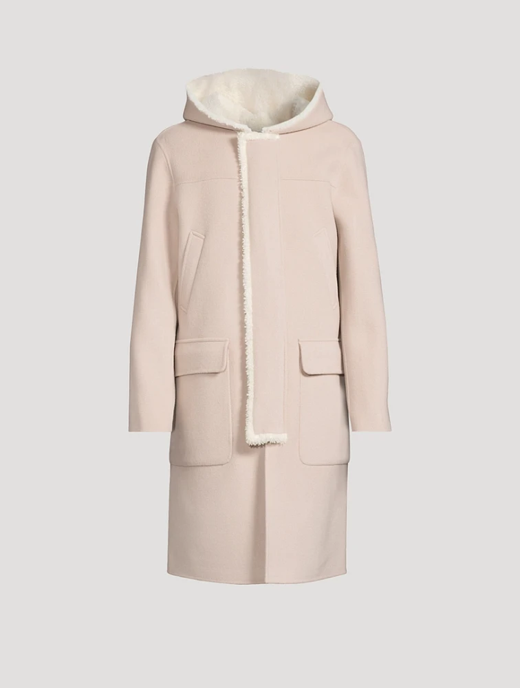 Abraham Double-Face Wool Hooded Coat