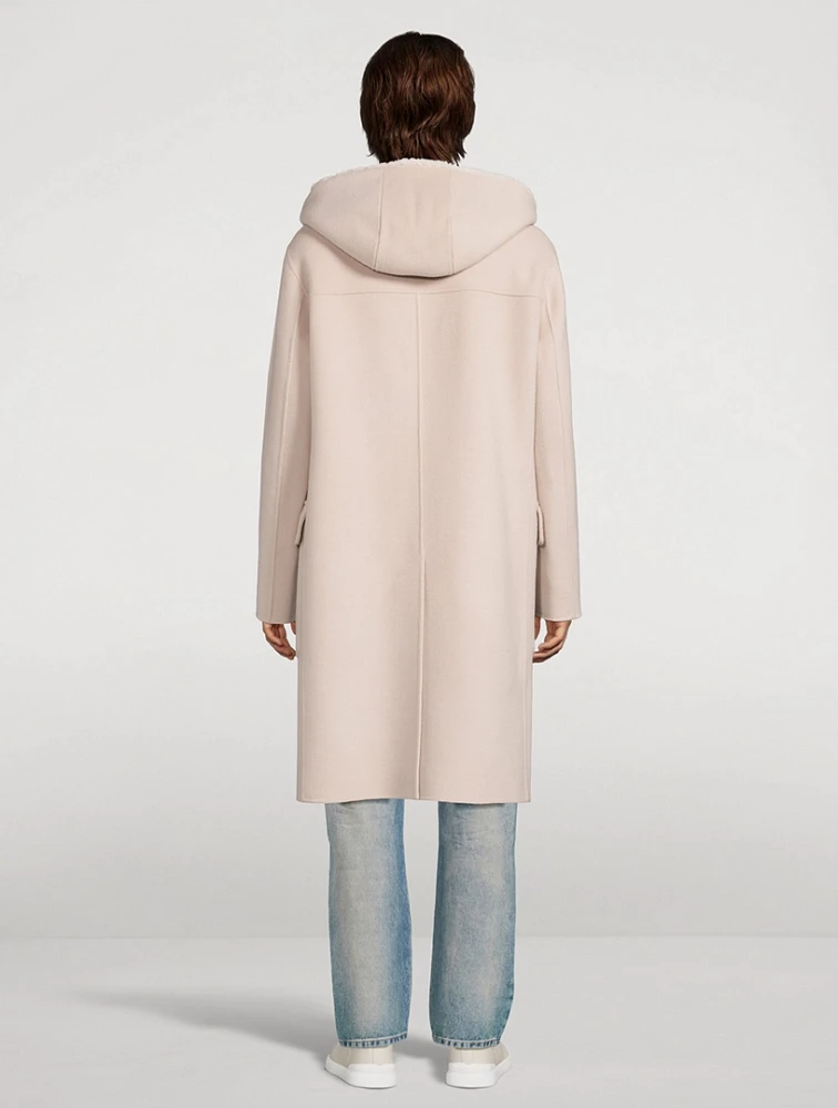 Abraham Double-Face Wool Hooded Coat