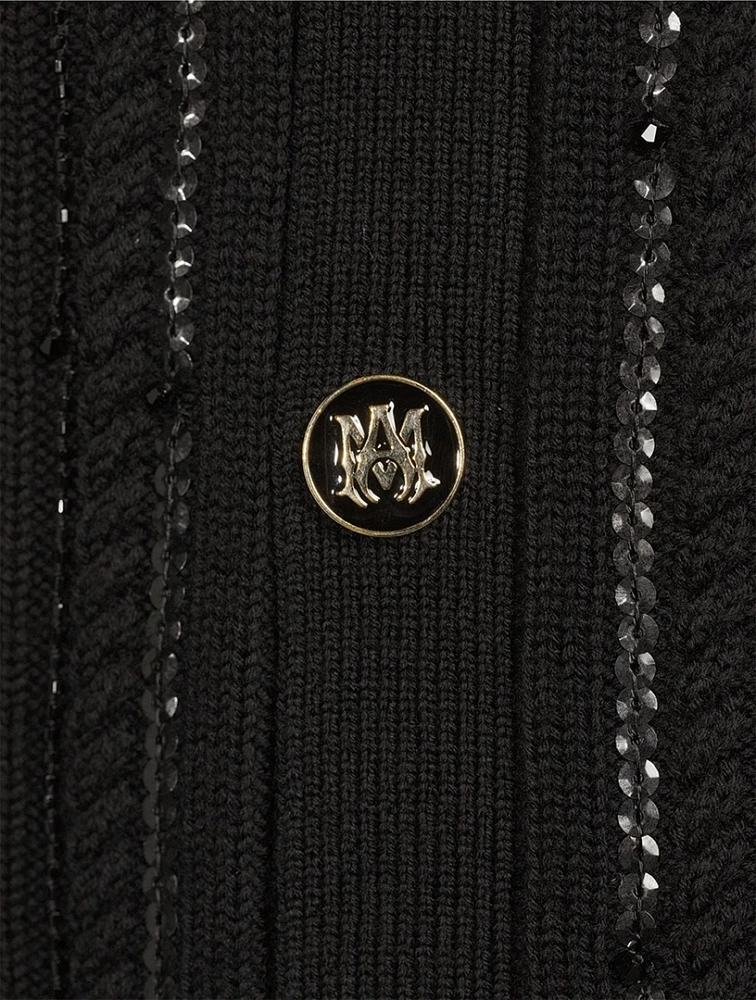 Wool Long-Sleeve Polo