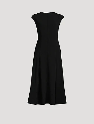 Chantal Viscose Crêpe Midi Dress