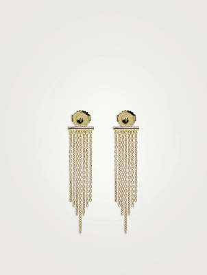 Cléo 14K Gold Long Fringe Earring Backings