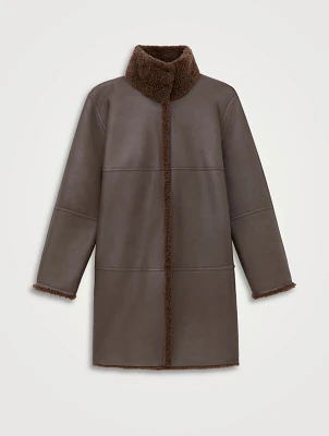 Reversible Shearling Coat