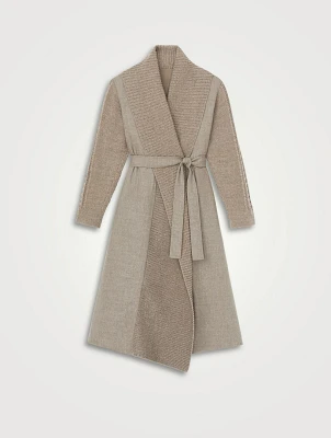 Reversible Flannel And Twill Coat