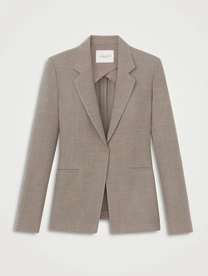 Stretch Wool Blazer