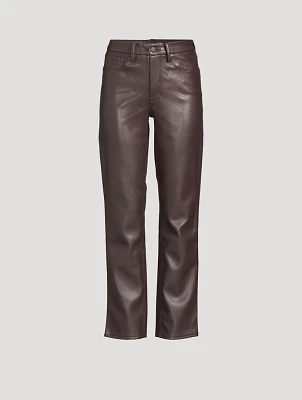 Good Icon Faux Leather Trousers
