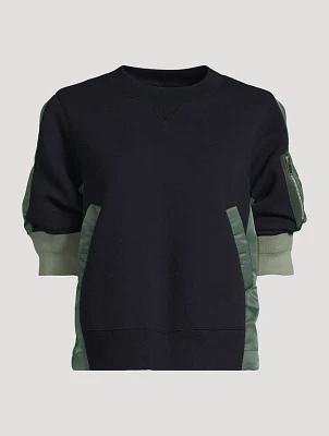 Short Sleeve Sweatshirt