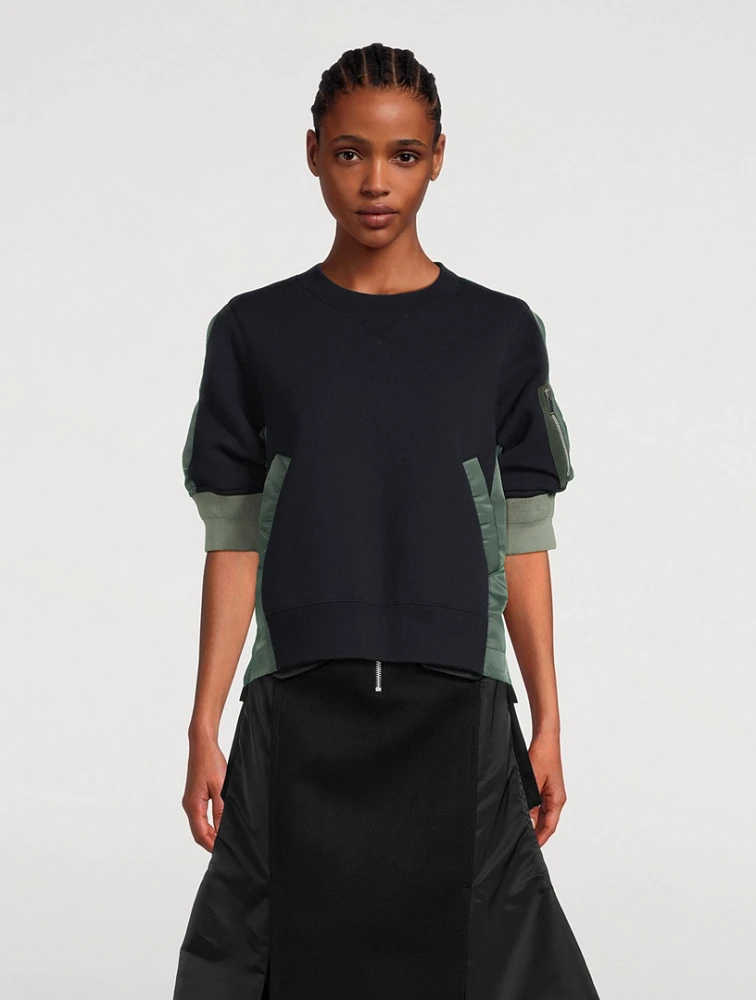 Short Sleeve Sweatshirt