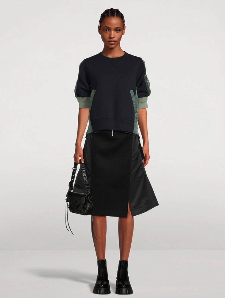 Short Sleeve Sweatshirt
