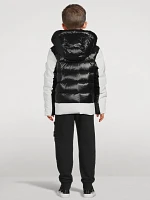 Andre Mixed-Media Down Ski Jacket