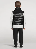 Andre Mixed-Media Down Ski Jacket