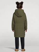 Hayden Vertical Quilted Light Down Coat