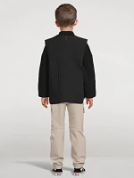 Kori Vertical Quilted Light Down Vest