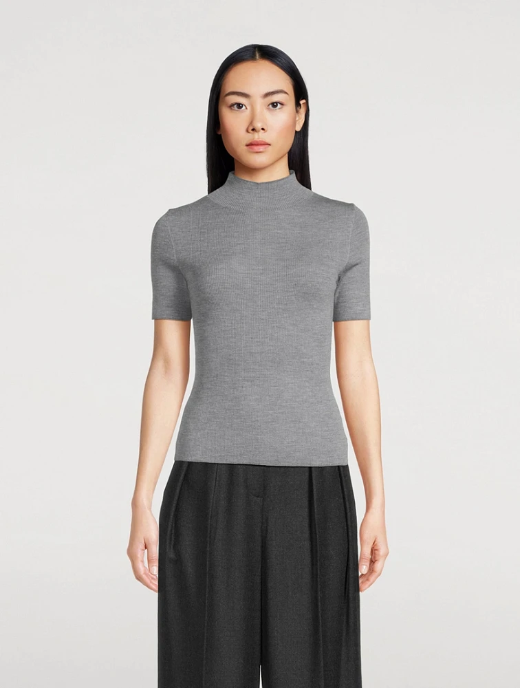 Leenda Regal Wool Mockneck Sweater
