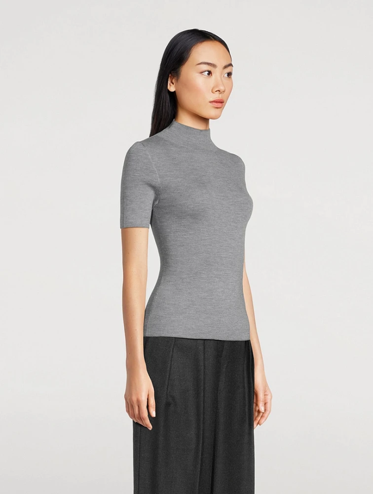 Leenda Regal Wool Mockneck Sweater