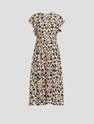 Anais Midi Dress Floral Print