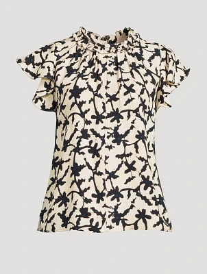 Julia Top Floral Print