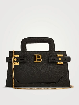 Small B-Buzz Leather Top Handle Bag